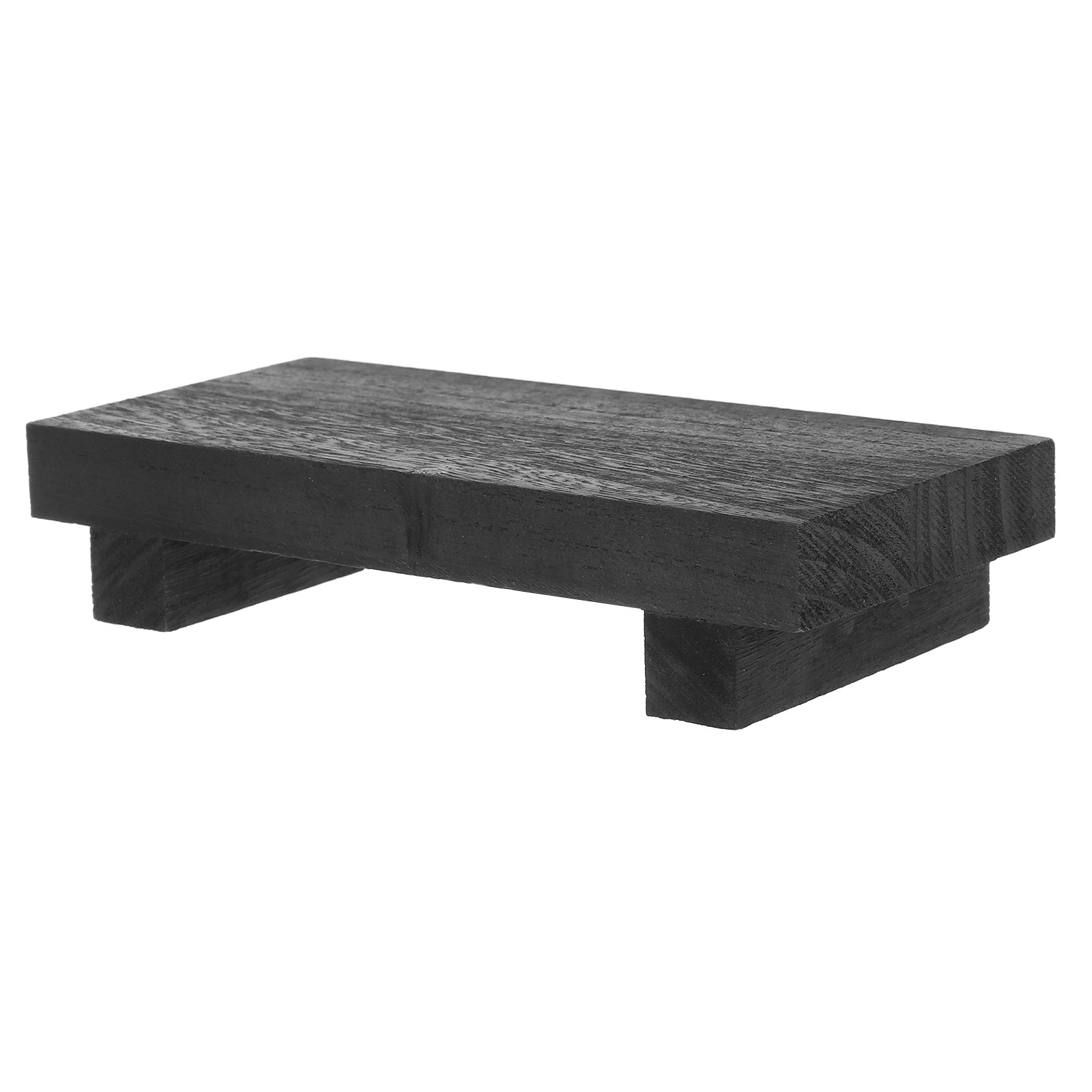 Display Stand Wood - Wooden Pedestal Stand Farmhouse Rustic Rectangular