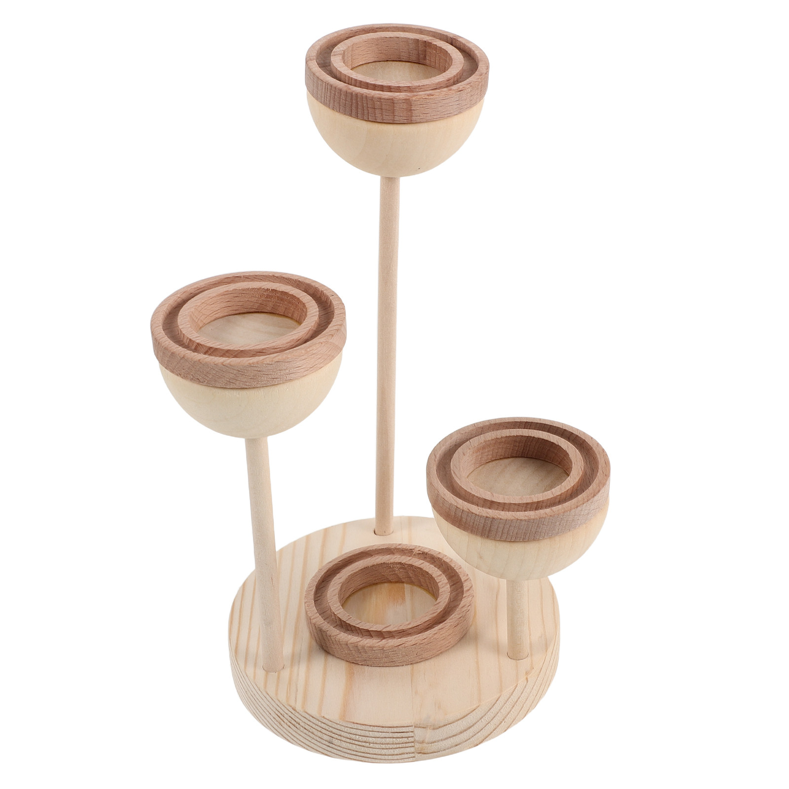 Display Stand Wood - Wooden Essential Oil Display Stand 4-Slot