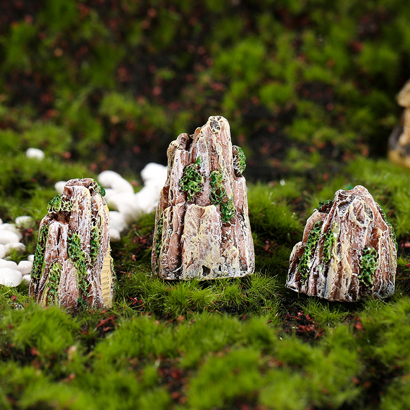 Bonsai Garden Mini - 1Pcs Mini Mountain Miniature Bonsai Ornaments