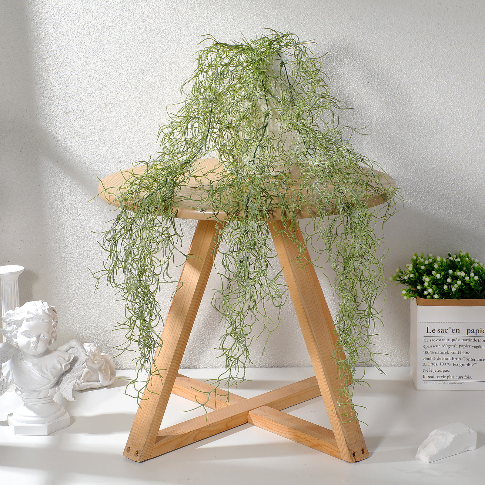 Bonsai Garden Plants - Dried Moss Decor for Potted Plants