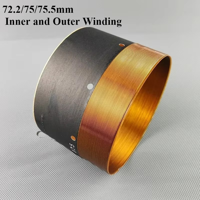 1pc 72.2/75/75.5mm Woofer Spea - Copper Wire Roll のレビューと価格
