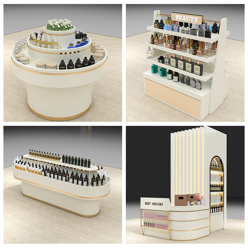 custom.Retail Skin Care & Make - Display Stand Wood のレビューと価格