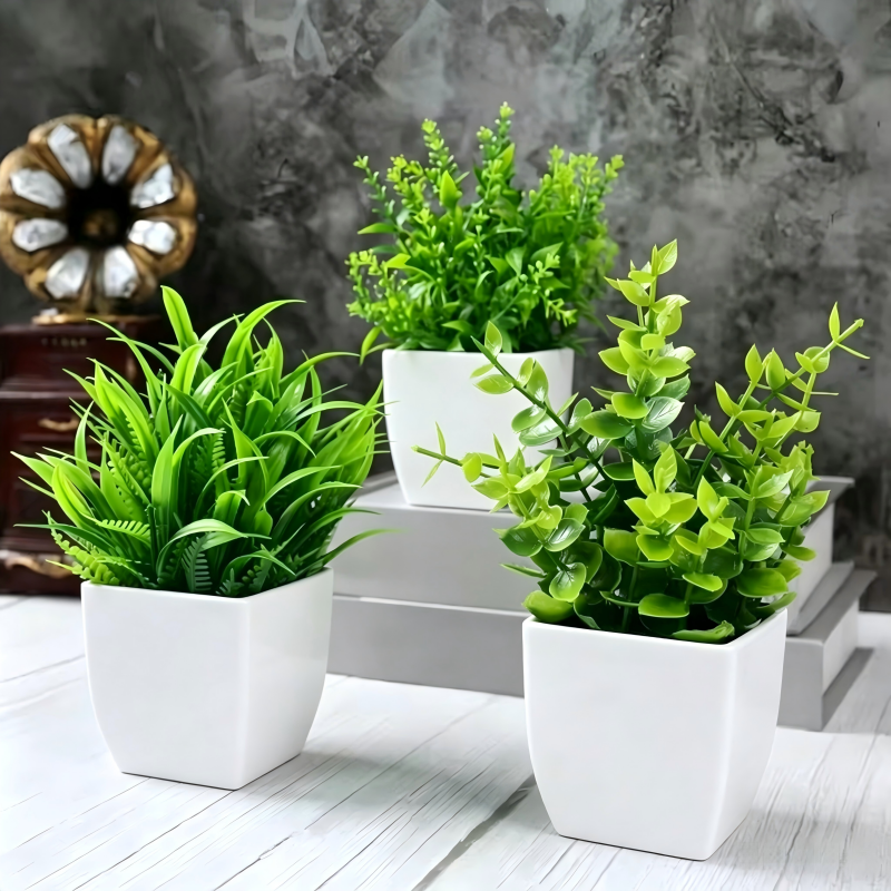 Mini Artificial Potted Plants  - Bonsai Garden Mini のレビューと価格