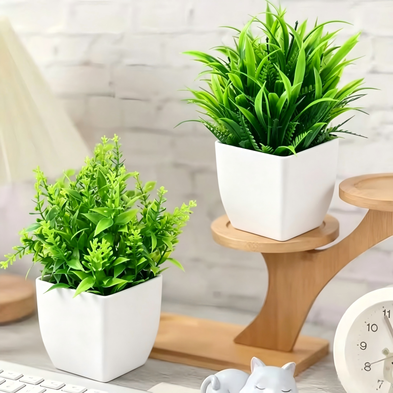 Mini Artificial Potted Plants  - Bonsai Garden Mini のレビューと価格
