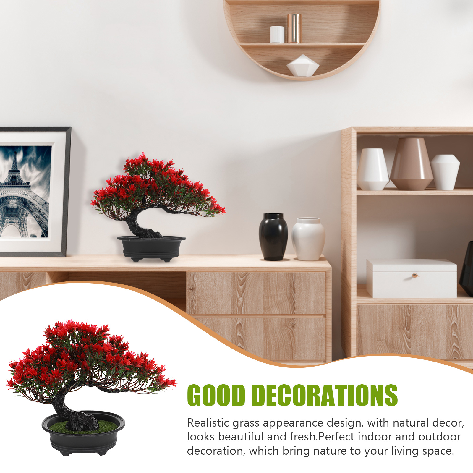 Artificial Plant Potted Bonsai - Bonsai Garden Mini のレビューと価格