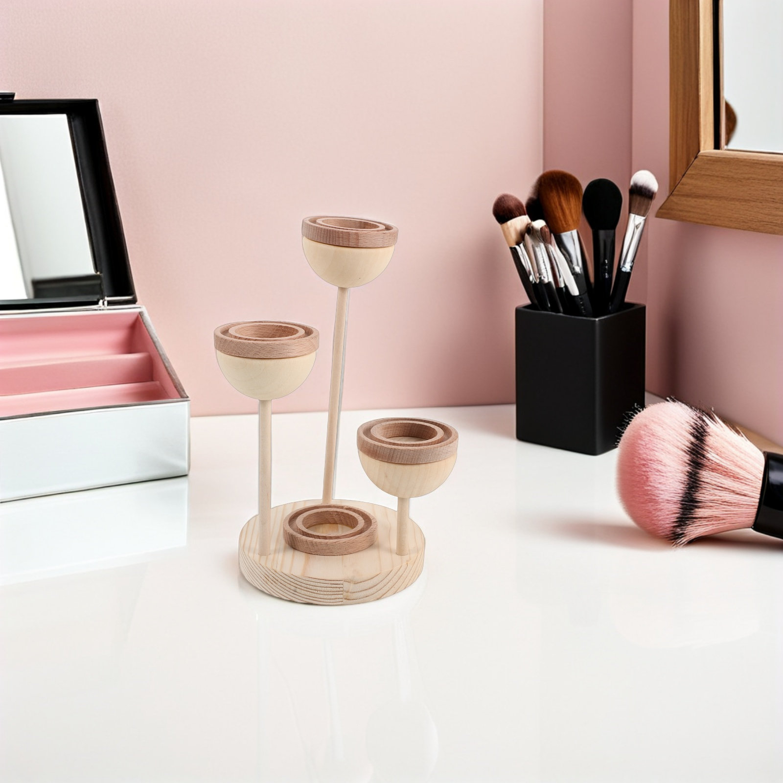 Wooden Essential Oil Display S - Display Stand Wood のレビューと価格