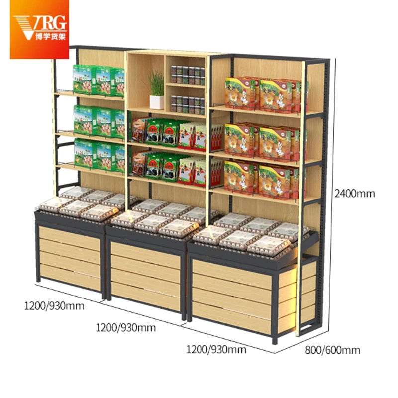 custom.Supermarket Shopping Di - Display Stand Wood のレビューと価格