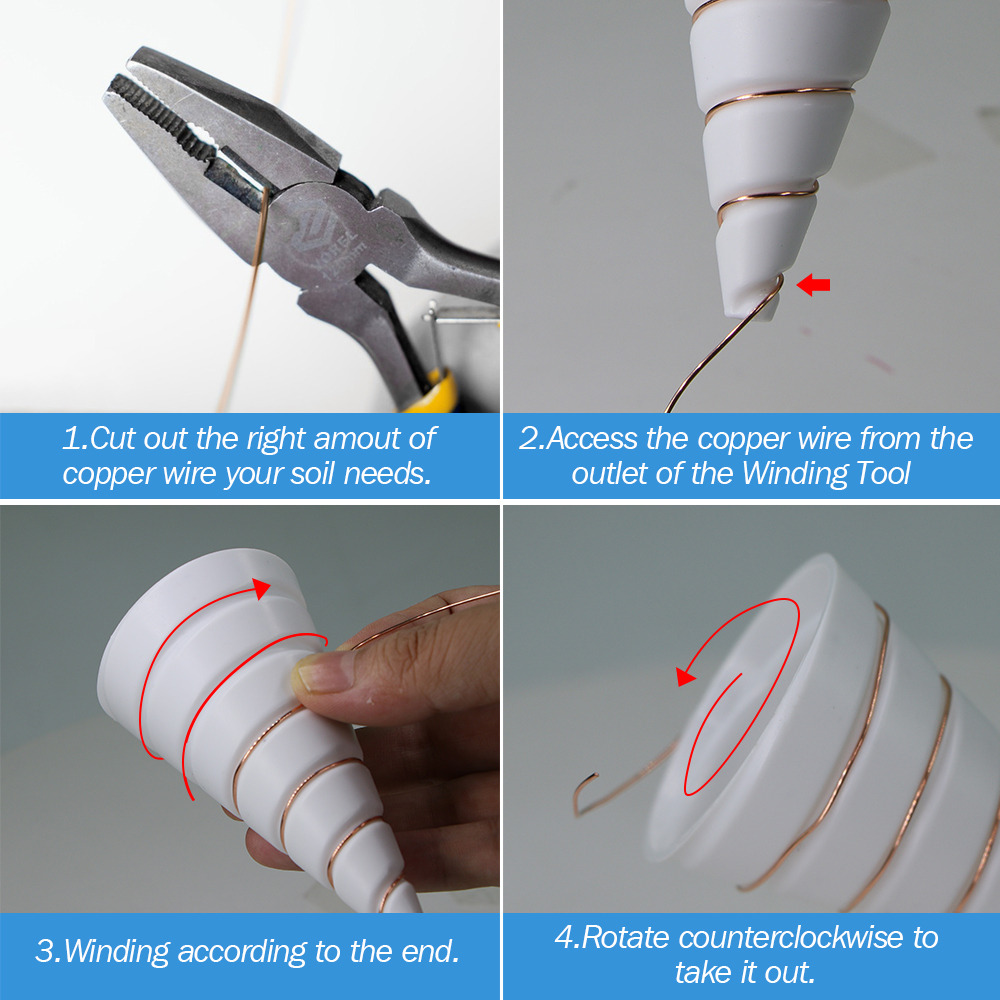 1pc Reusable Coil Wire Winding - Copper Wire Roll のレビューと価格