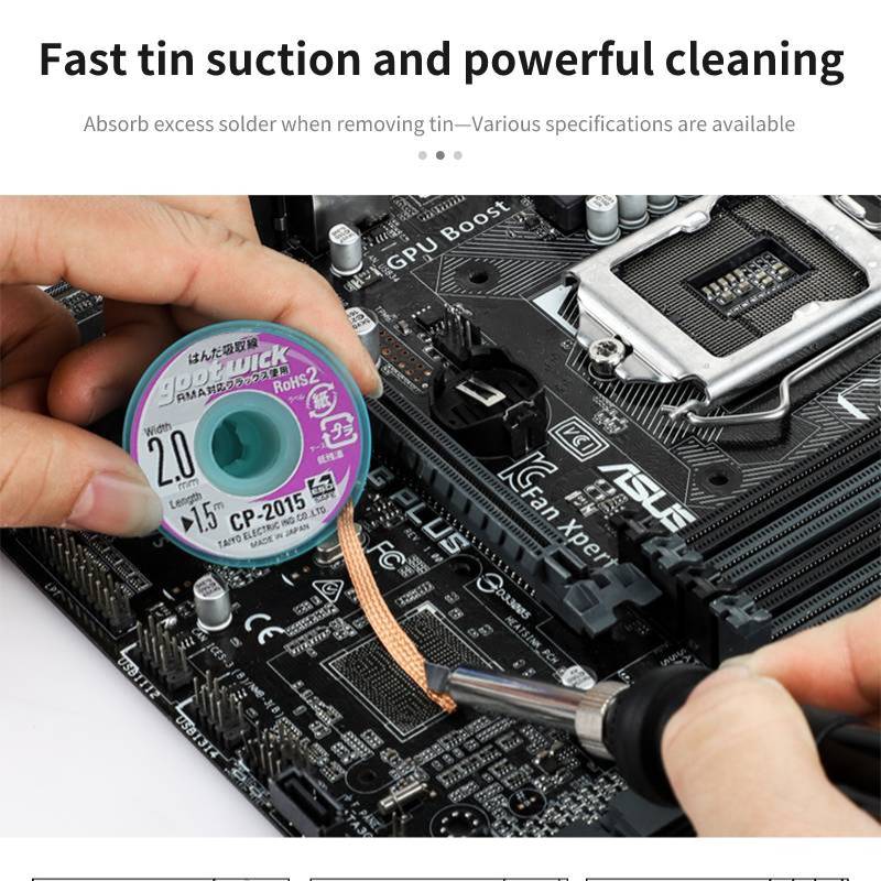 Original Goot Desoldering Sold - Copper Wire Roll のレビューと価格