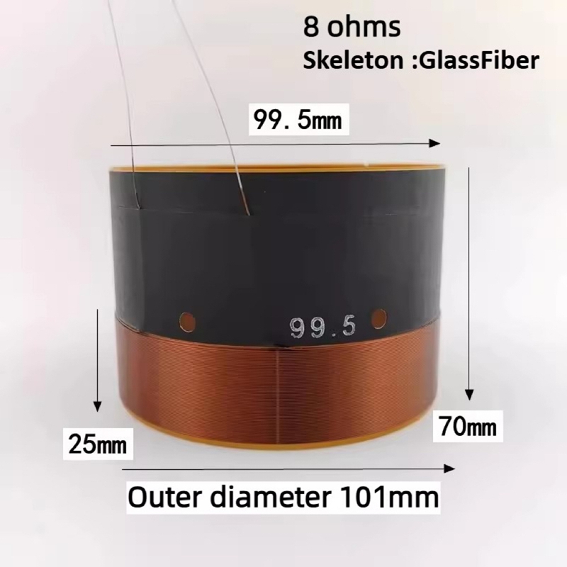 99.5mm 1PCS Speaker Woofer Voi - Copper Wire Roll のレビューと価格