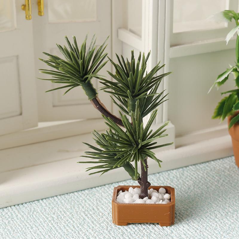 1Pcs 1/12 Dollhouse Simulation - Bonsai Garden Plants のレビューと価格