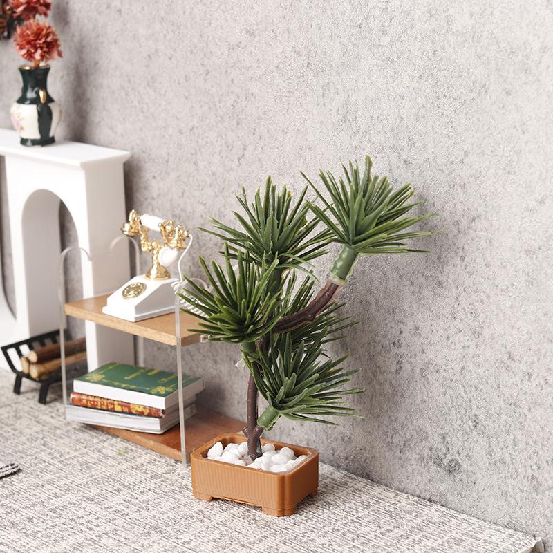 1Pcs 1/12 Dollhouse Simulation - Bonsai Garden Plants のレビューと価格
