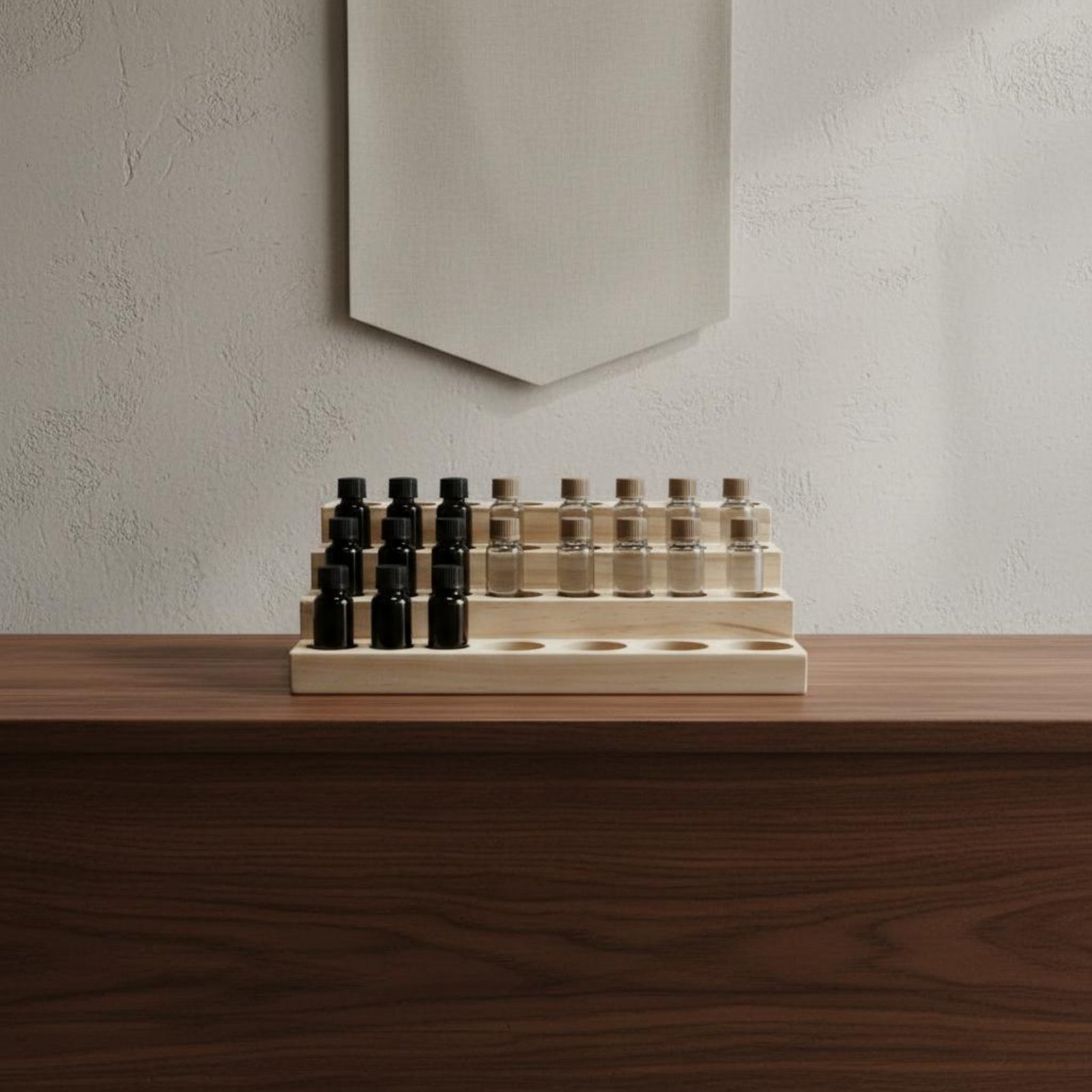 Essential Oil Display Stand Ha - Display Stand Wood のレビューと価格