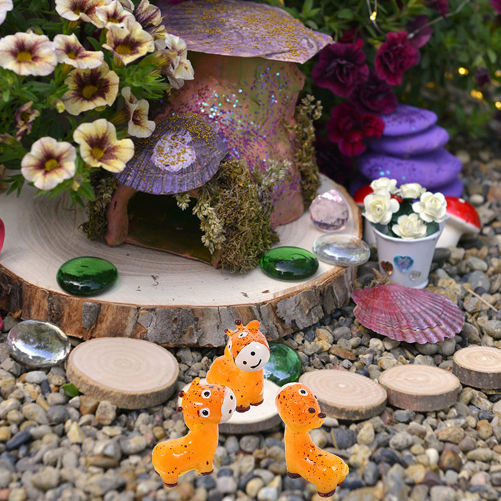 10Pcs Sturdy Resin Mini Deer D - Bonsai Garden Mini のレビューと価格