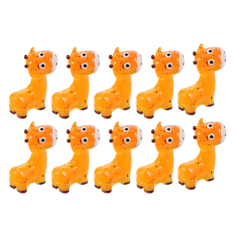 10Pcs Sturdy Resin Mini Deer D - Bonsai Garden Mini のレビューと価格