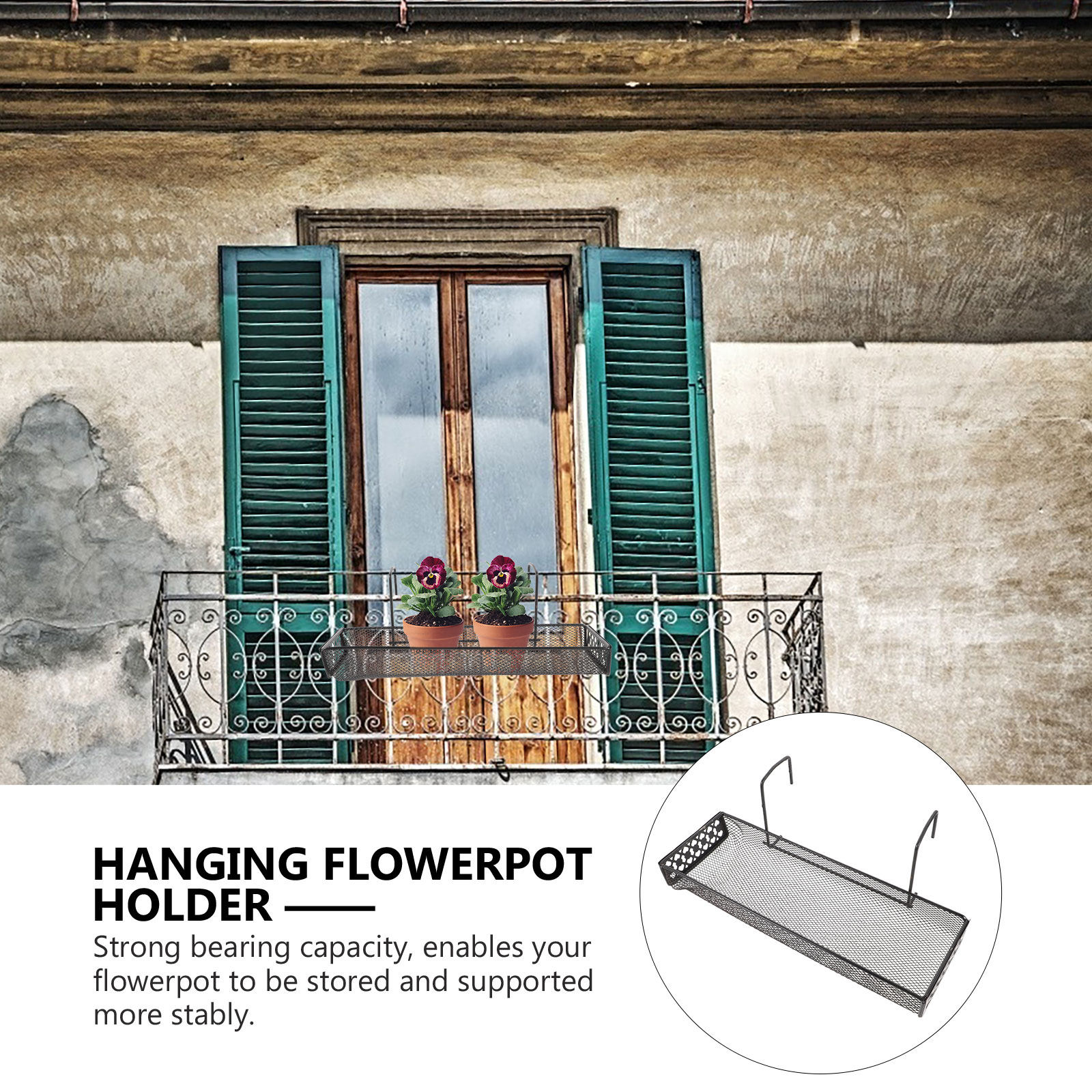 Balcony Plant Hanger Rack Heav - Bonsai Garden Plants のレビューと価格
