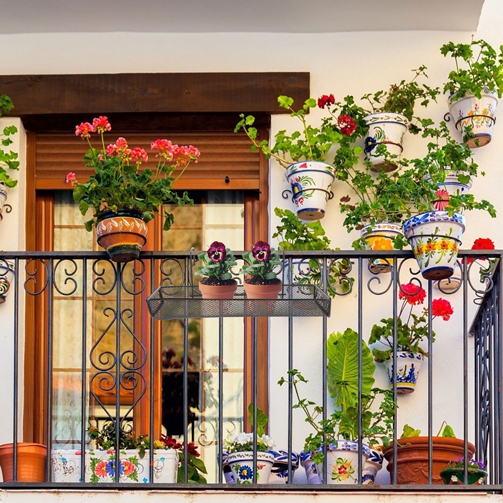 Balcony Plant Hanger Rack Heav - Bonsai Garden Plants のレビューと価格