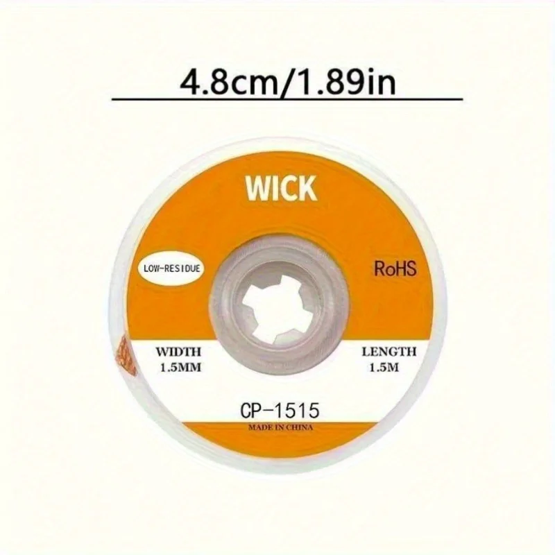 1.5m Desoldering Braid Tape Co - Copper Wire Roll のレビューと価格