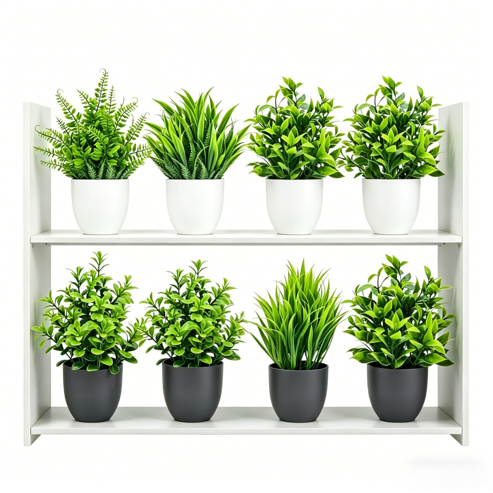 4pcs/set Mini Artificial Plant - Bonsai Garden Mini のレビューと価格