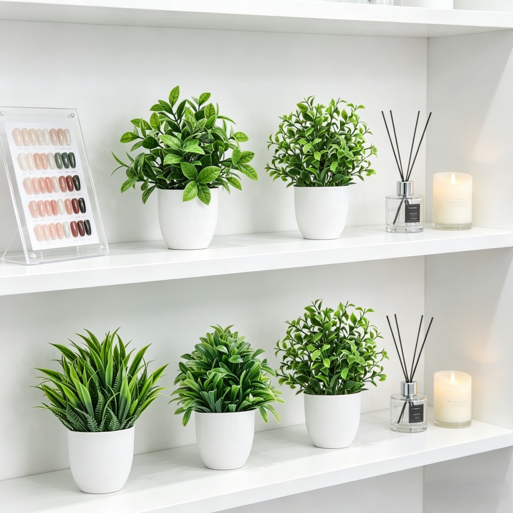 4pcs/set Mini Artificial Plant - Bonsai Garden Mini のレビューと価格
