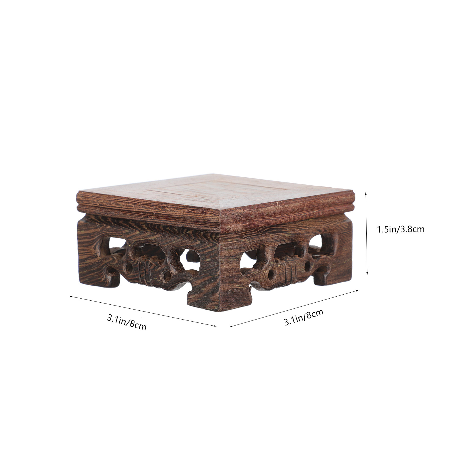 1Pcs Wenge Display Base Delica - Display Stand Wood のレビューと価格